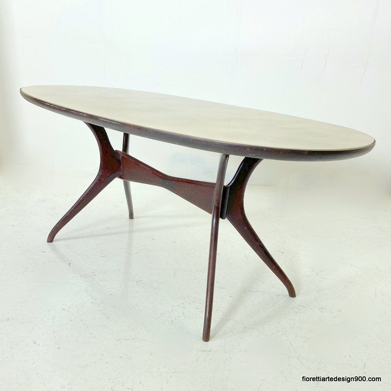 Tavolo ovale vetro colorato Dining Table '60